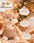 Deluxe Schlummi Spieluhr Fuchs mit zwei Namensliedern und Stoffbeutel