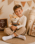 Schlummi Spieluhr Fuchs + Einschulungslied + Schulkindsocken