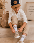 2 Paar Schulkind Socken, Socken zur Einschulung