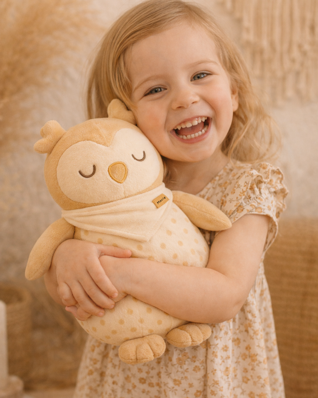 Schlummi Spieluhr Eule mit zwei Namensliedern - ganz persönliche Lieder nur für dein Kind