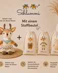 Schlummi Spieluhr Reh mit zwei Namensliedern  - ganz persönliche Lieder nur für dein Kind