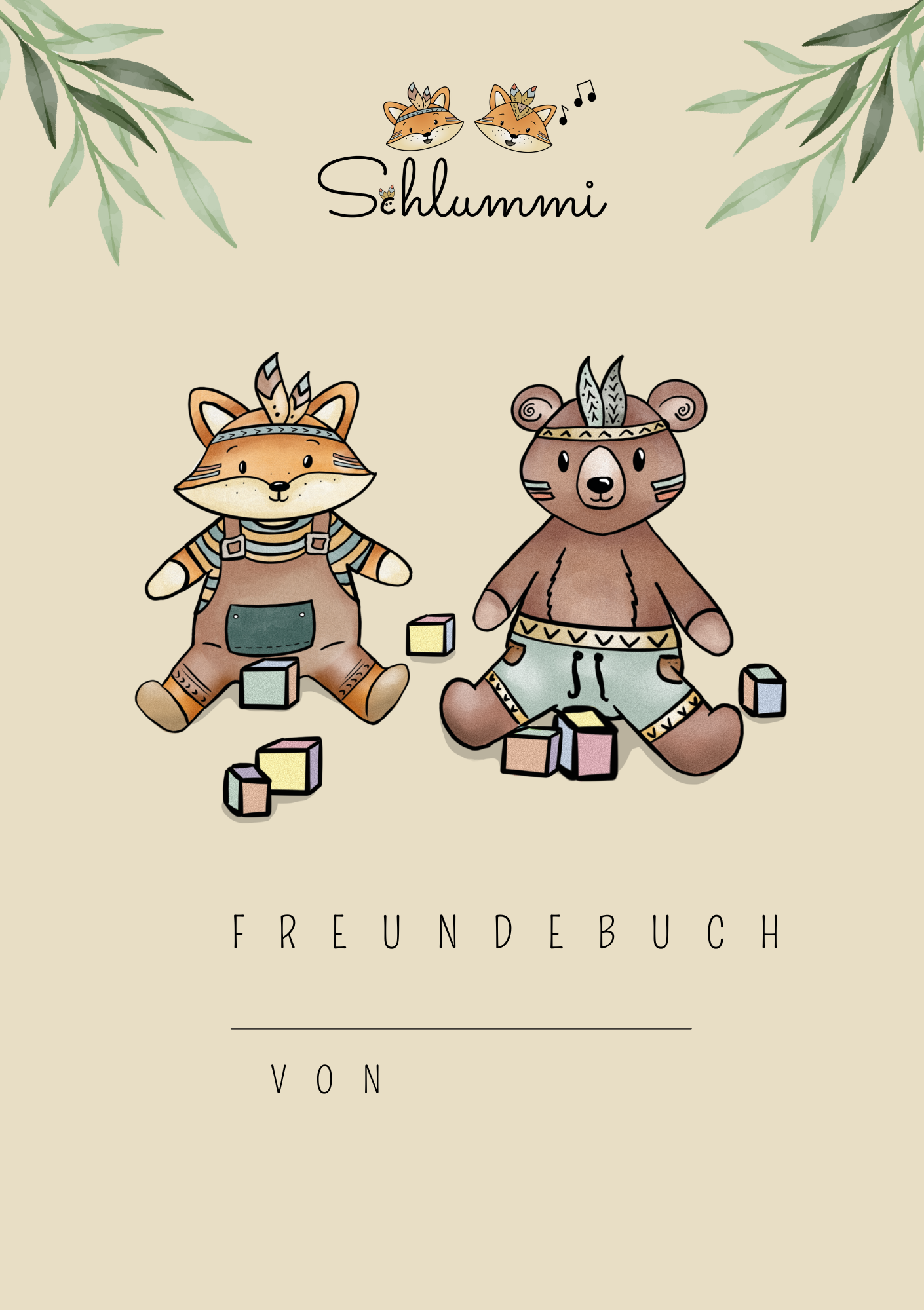 Schlummi Freundebuch (digitaler Download)